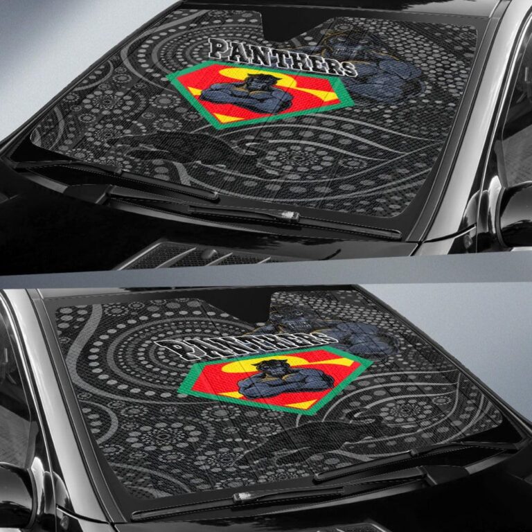 National Rugby League store - Loyal fans of Penrith Panthers's Auto Sun Shades:vintage National Rugby League suit,uniform,apparel,shirts,merch,hoodie,jackets,shorts,sweatshirt,outfits,clothes