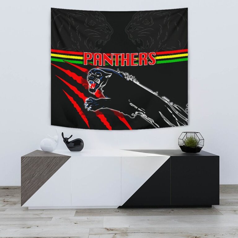 National Rugby League store - Loyal fans of Penrith Panthers's Wall Tapestry:vintage National Rugby League suit,uniform,apparel,shirts,merch,hoodie,jackets,shorts,sweatshirt,outfits,clothes
