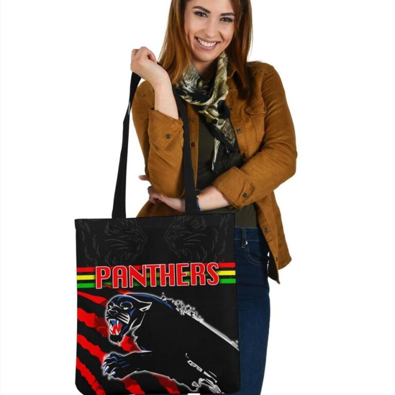 National Rugby League store - Loyal fans of Penrith Panthers's Tote Bag:vintage National Rugby League suit,uniform,apparel,shirts,merch,hoodie,jackets,shorts,sweatshirt,outfits,clothes