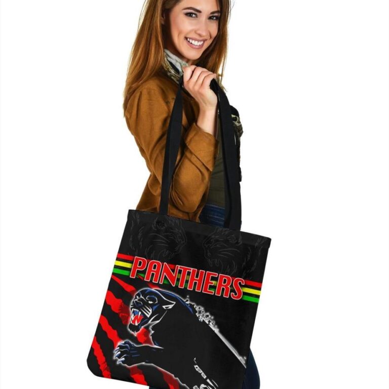 National Rugby League store - Loyal fans of Penrith Panthers's Tote Bag:vintage National Rugby League suit,uniform,apparel,shirts,merch,hoodie,jackets,shorts,sweatshirt,outfits,clothes