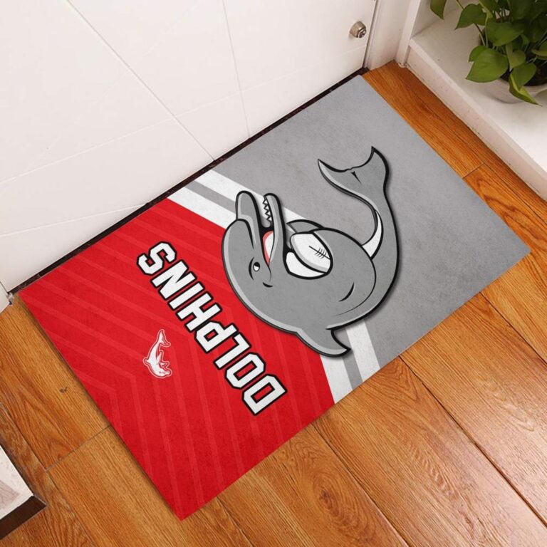 National Rugby League store - Loyal fans of Redcliffe Dolphins's Doormat:vintage National Rugby League suit,uniform,apparel,shirts,merch,hoodie,jackets,shorts,sweatshirt,outfits,clothes