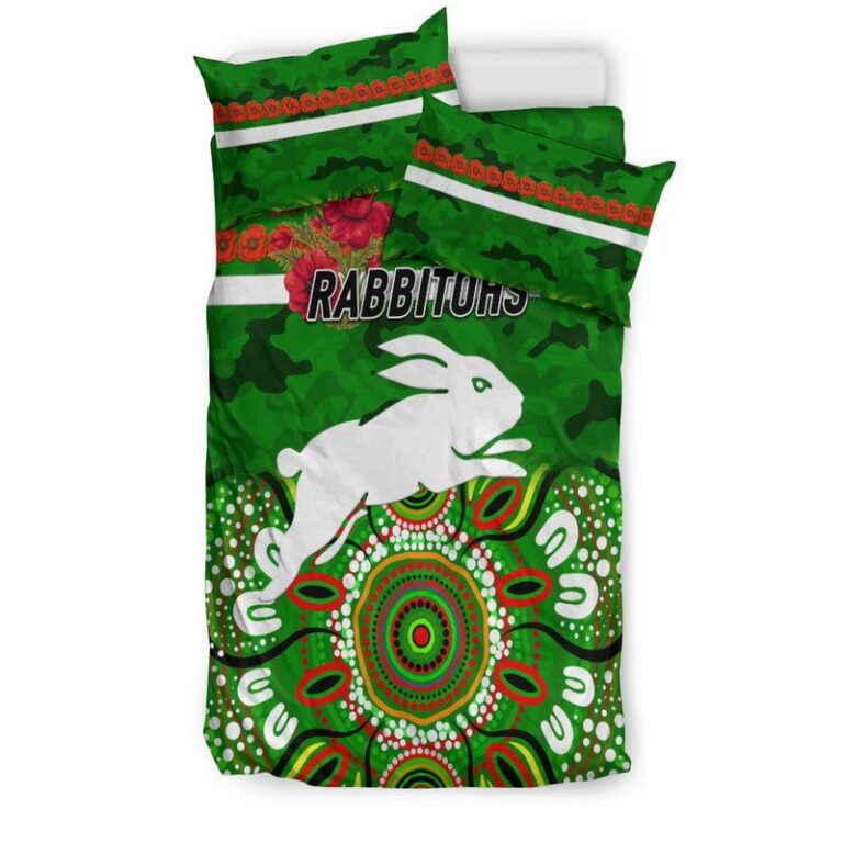 National Rugby League store - Loyal fans of South Sydney Rabbitohs's Bedding Duvet Cover + 1/2 Pillow Cases:vintage National Rugby League suit,uniform,apparel,shirts,merch,hoodie,jackets,shorts,sweatshirt,outfits,clothes
