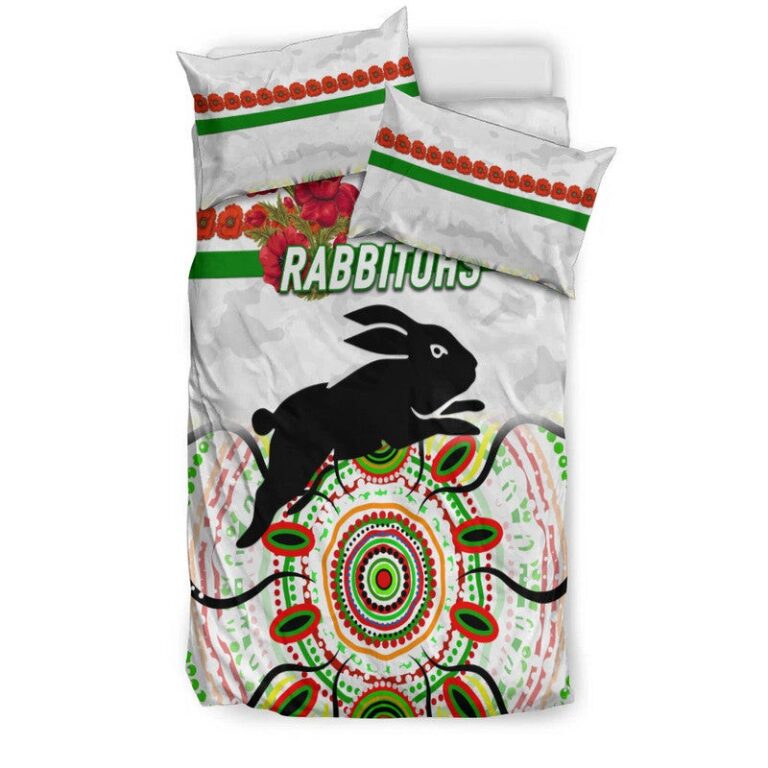 National Rugby League store - Loyal fans of South Sydney Rabbitohs's Bedding Duvet Cover + 1/2 Pillow Cases:vintage National Rugby League suit,uniform,apparel,shirts,merch,hoodie,jackets,shorts,sweatshirt,outfits,clothes