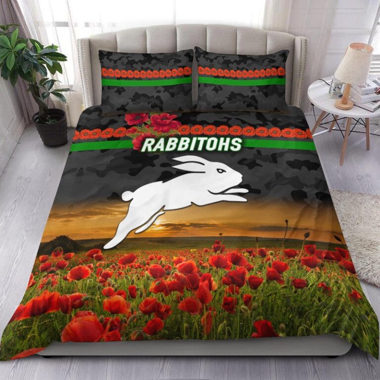 National Rugby League store - Loyal fans of South Sydney Rabbitohs's Bedding Duvet Cover + 1/2 Pillow Cases:vintage National Rugby League suit,uniform,apparel,shirts,merch,hoodie,jackets,shorts,sweatshirt,outfits,clothes