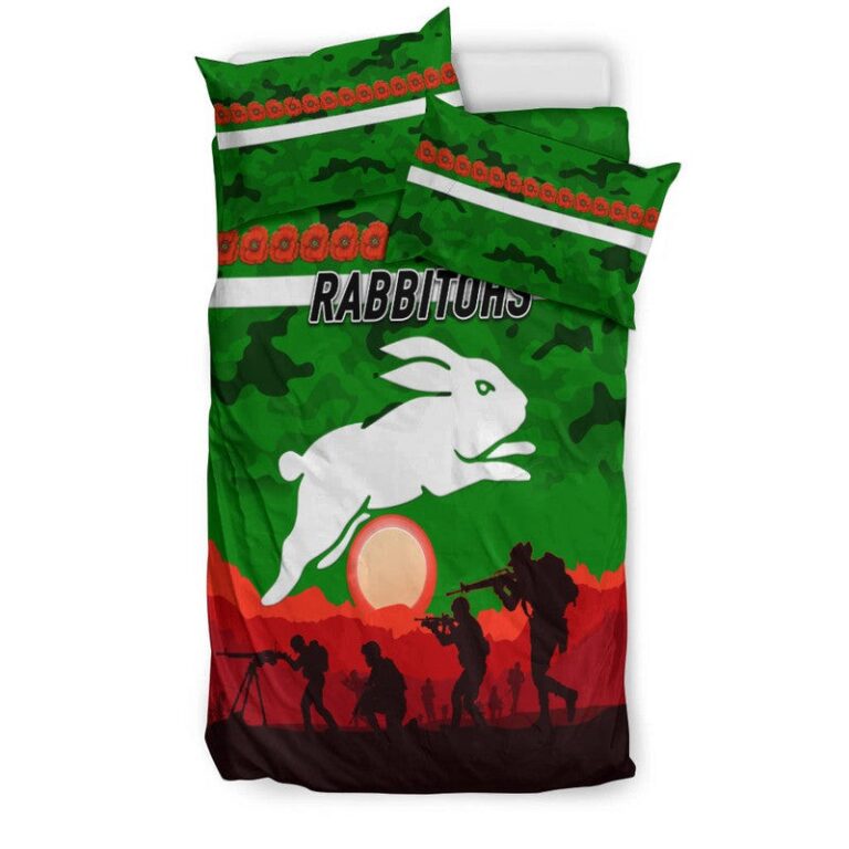 National Rugby League store - Loyal fans of South Sydney Rabbitohs's Bedding Duvet Cover + 1/2 Pillow Cases:vintage National Rugby League suit,uniform,apparel,shirts,merch,hoodie,jackets,shorts,sweatshirt,outfits,clothes