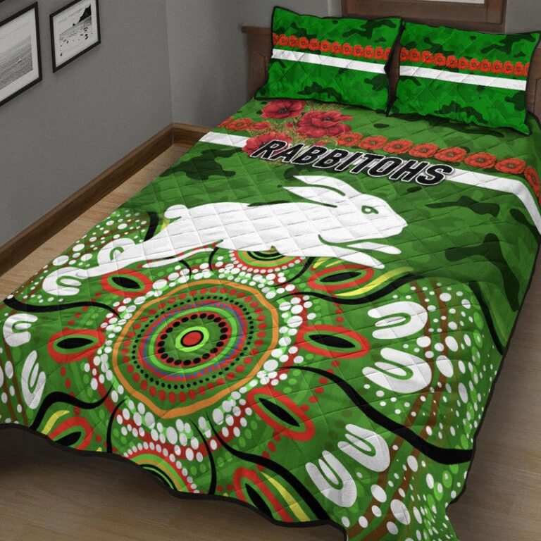 National Rugby League store - Loyal fans of South Sydney Rabbitohs's Quilt + 1/2 Pillow Cases:vintage National Rugby League suit,uniform,apparel,shirts,merch,hoodie,jackets,shorts,sweatshirt,outfits,clothes