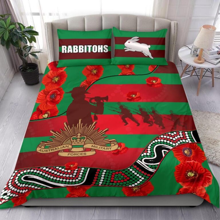 National Rugby League store - Loyal fans of South Sydney Rabbitohs's Bedding Duvet Cover + 1/2 Pillow Cases:vintage National Rugby League suit,uniform,apparel,shirts,merch,hoodie,jackets,shorts,sweatshirt,outfits,clothes