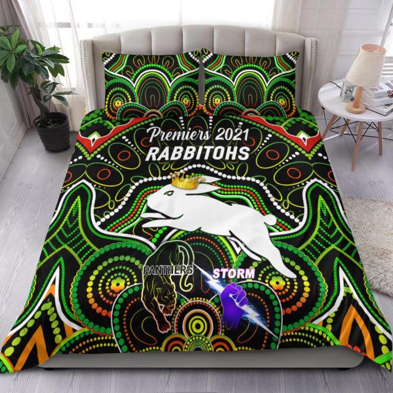 National Rugby League store - Loyal fans of South Sydney Rabbitohs's Bedding Duvet Cover + 1/2 Pillow Cases:vintage National Rugby League suit,uniform,apparel,shirts,merch,hoodie,jackets,shorts,sweatshirt,outfits,clothes