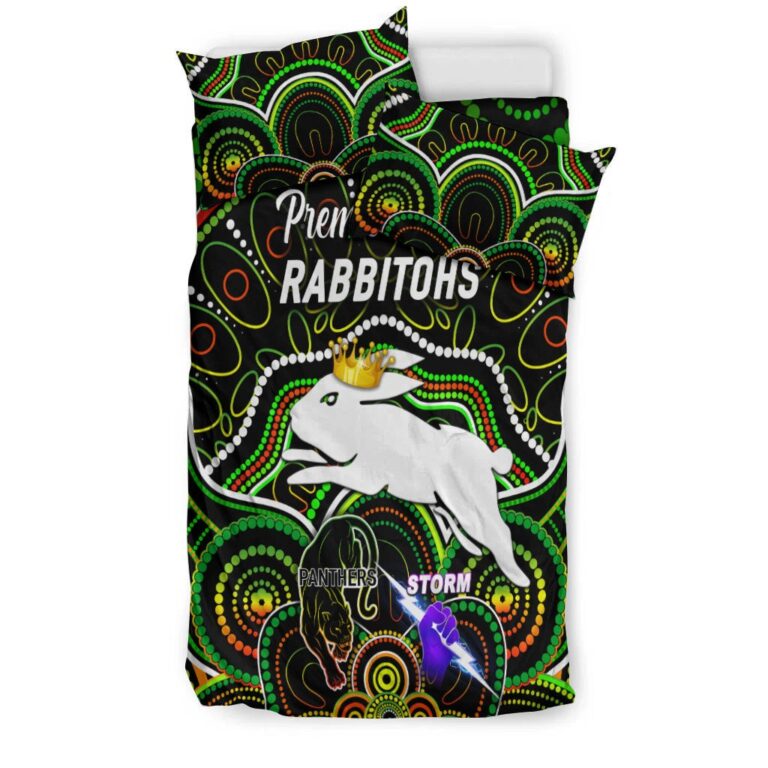National Rugby League store - Loyal fans of South Sydney Rabbitohs's Bedding Duvet Cover + 1/2 Pillow Cases:vintage National Rugby League suit,uniform,apparel,shirts,merch,hoodie,jackets,shorts,sweatshirt,outfits,clothes