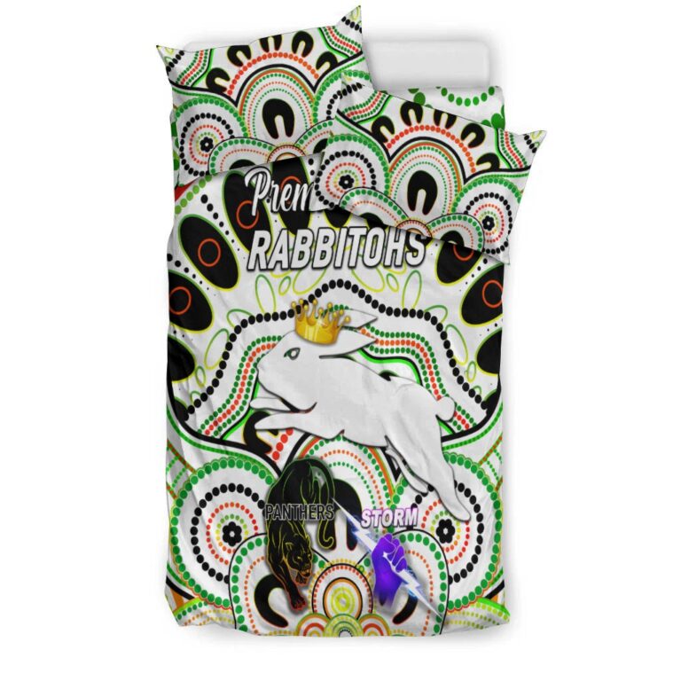 National Rugby League store - Loyal fans of South Sydney Rabbitohs's Bedding Duvet Cover + 1/2 Pillow Cases:vintage National Rugby League suit,uniform,apparel,shirts,merch,hoodie,jackets,shorts,sweatshirt,outfits,clothes