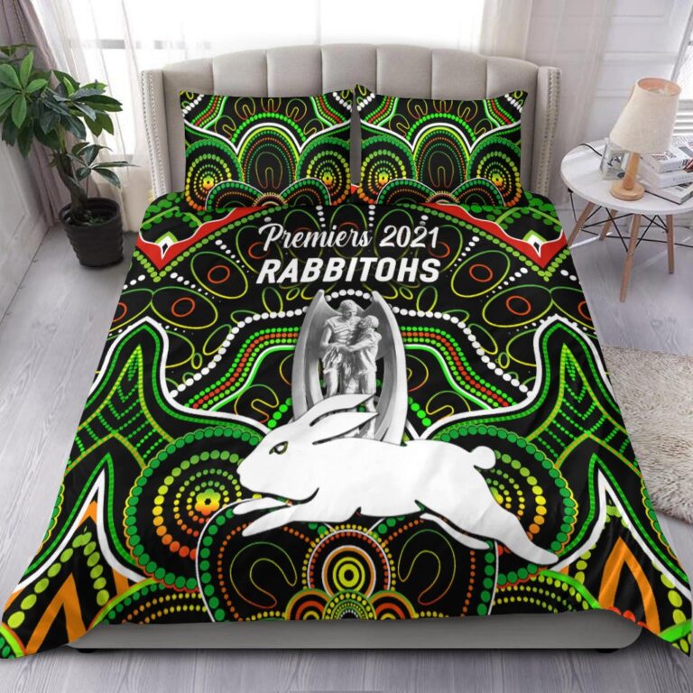 National Rugby League store - Loyal fans of South Sydney Rabbitohs's Bedding Duvet Cover + 1/2 Pillow Cases:vintage National Rugby League suit,uniform,apparel,shirts,merch,hoodie,jackets,shorts,sweatshirt,outfits,clothes
