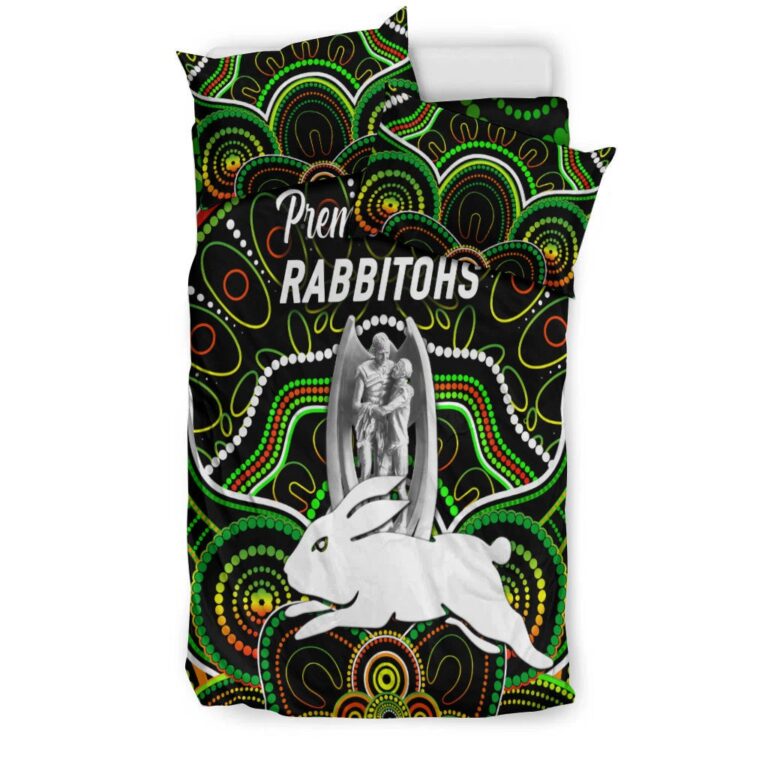 National Rugby League store - Loyal fans of South Sydney Rabbitohs's Bedding Duvet Cover + 1/2 Pillow Cases:vintage National Rugby League suit,uniform,apparel,shirts,merch,hoodie,jackets,shorts,sweatshirt,outfits,clothes