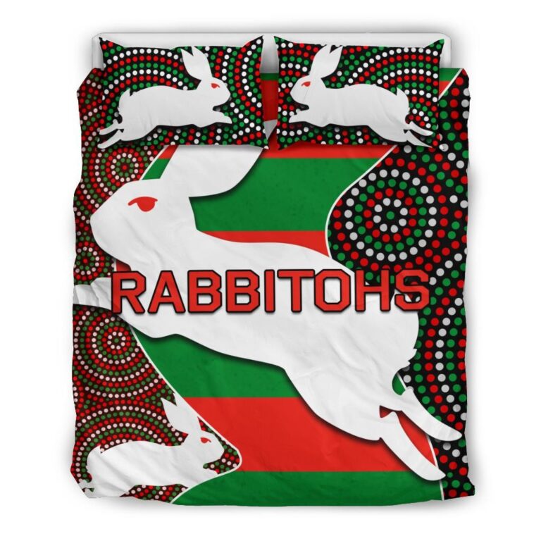National Rugby League store - Loyal fans of South Sydney Rabbitohs's Bedding Duvet Cover + 1/2 Pillow Cases:vintage National Rugby League suit,uniform,apparel,shirts,merch,hoodie,jackets,shorts,sweatshirt,outfits,clothes