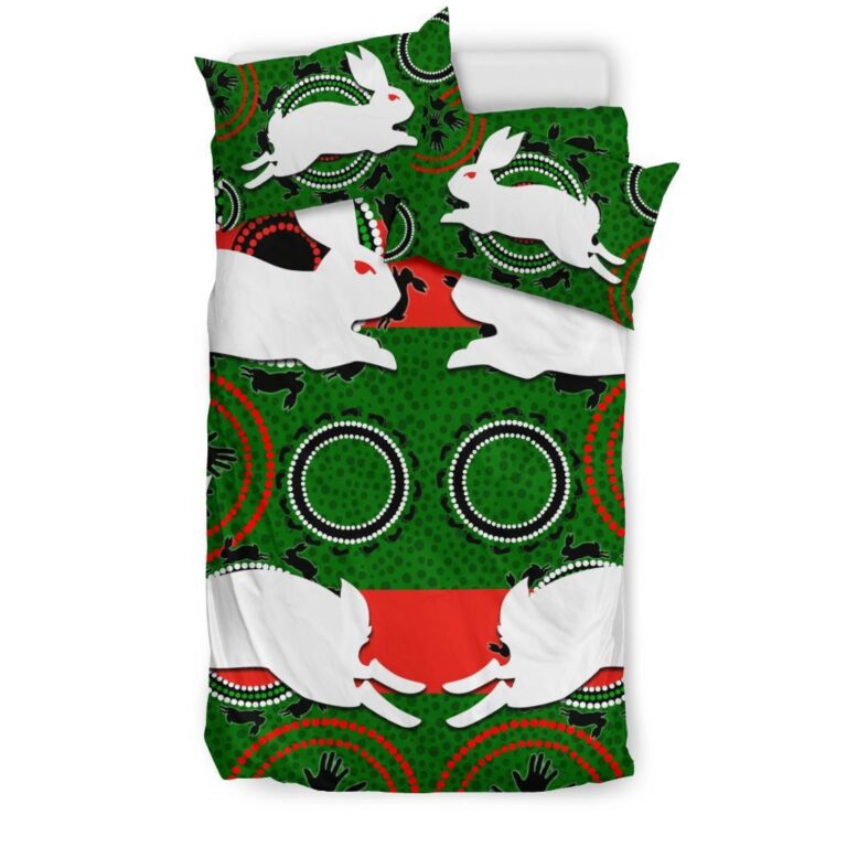 National Rugby League store - Loyal fans of South Sydney Rabbitohs's Bedding Duvet Cover + 1/2 Pillow Cases:vintage National Rugby League suit,uniform,apparel,shirts,merch,hoodie,jackets,shorts,sweatshirt,outfits,clothes