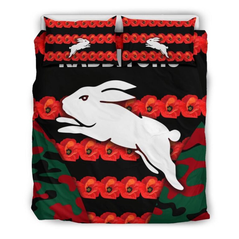 National Rugby League store - Loyal fans of South Sydney Rabbitohs's Bedding Duvet Cover + 1/2 Pillow Cases:vintage National Rugby League suit,uniform,apparel,shirts,merch,hoodie,jackets,shorts,sweatshirt,outfits,clothes