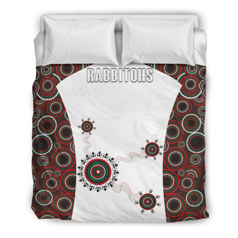 National Rugby League store - Loyal fans of South Sydney Rabbitohs's Bedding Duvet Cover + 1/2 Pillow Cases:vintage National Rugby League suit,uniform,apparel,shirts,merch,hoodie,jackets,shorts,sweatshirt,outfits,clothes