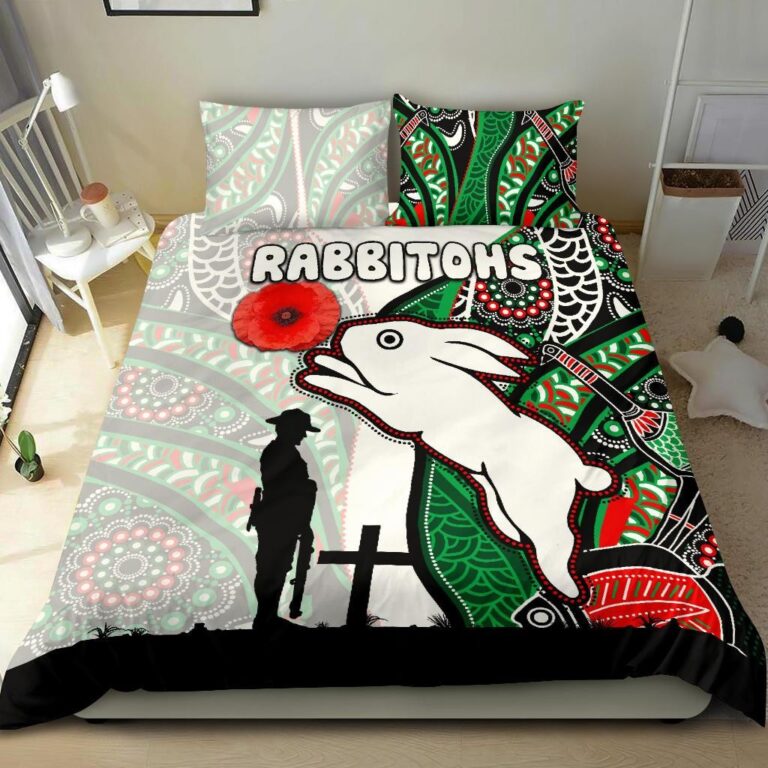 National Rugby League store - Loyal fans of South Sydney Rabbitohs's Bedding Duvet Cover + 1/2 Pillow Cases:vintage National Rugby League suit,uniform,apparel,shirts,merch,hoodie,jackets,shorts,sweatshirt,outfits,clothes