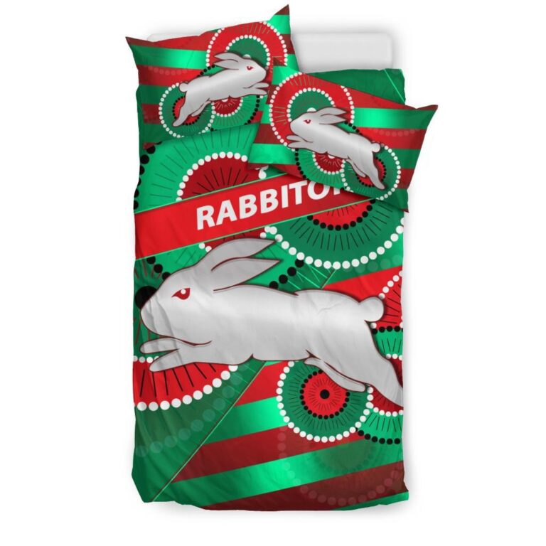 National Rugby League store - Loyal fans of South Sydney Rabbitohs's Bedding Duvet Cover + 1/2 Pillow Cases:vintage National Rugby League suit,uniform,apparel,shirts,merch,hoodie,jackets,shorts,sweatshirt,outfits,clothes
