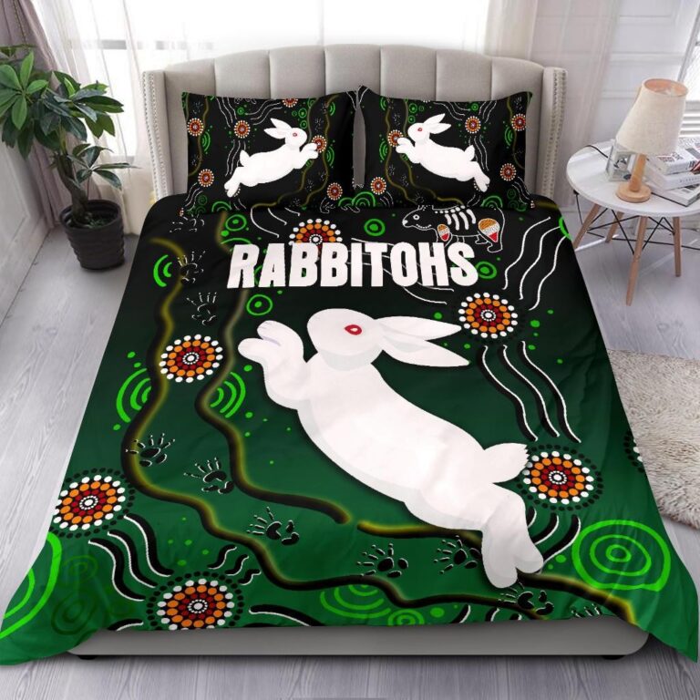 National Rugby League store - Loyal fans of South Sydney Rabbitohs's Bedding Duvet Cover + 1/2 Pillow Cases:vintage National Rugby League suit,uniform,apparel,shirts,merch,hoodie,jackets,shorts,sweatshirt,outfits,clothes