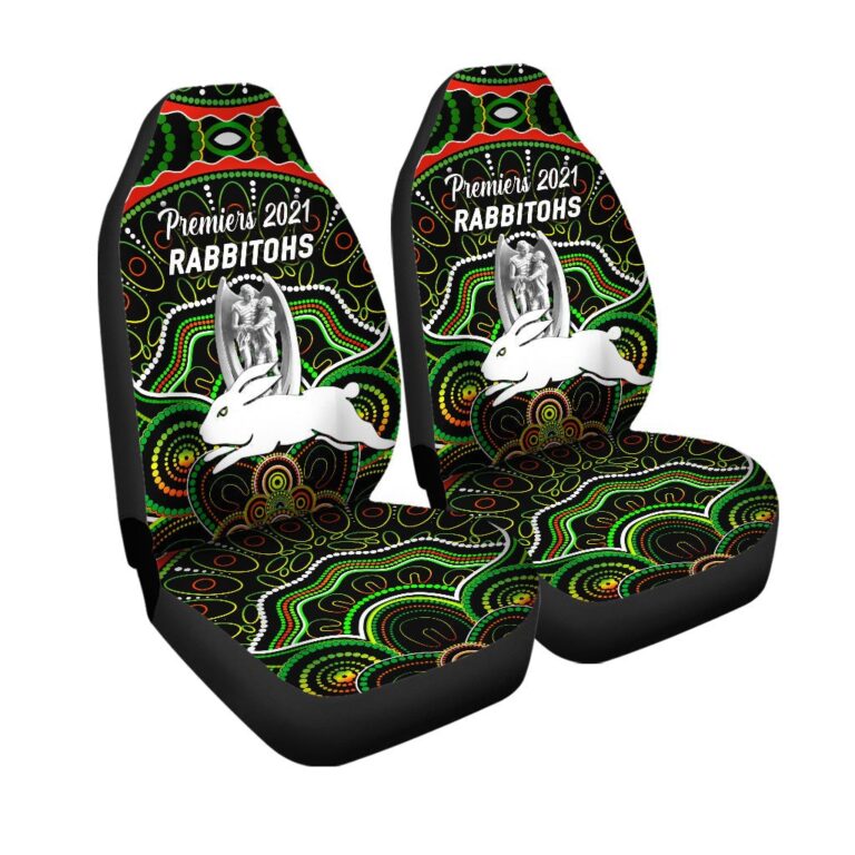 National Rugby League store - Loyal fans of South Sydney Rabbitohs's Set 2 Car Seat Cover:vintage National Rugby League suit,uniform,apparel,shirts,merch,hoodie,jackets,shorts,sweatshirt,outfits,clothes