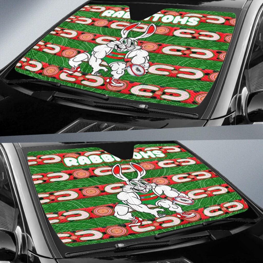 National Rugby League store - Loyal fans of South Sydney Rabbitohs's Auto Sun Shades:vintage National Rugby League suit,uniform,apparel,shirts,merch,hoodie,jackets,shorts,sweatshirt,outfits,clothes