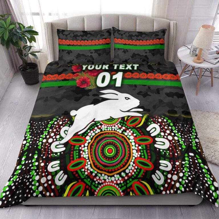 National Rugby League store - Loyal fans of South Sydney Rabbitohs's Bedding Duvet Cover + 1/2 Pillow Cases:vintage National Rugby League suit,uniform,apparel,shirts,merch,hoodie,jackets,shorts,sweatshirt,outfits,clothes