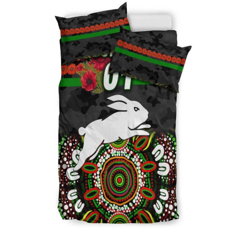 National Rugby League store - Loyal fans of South Sydney Rabbitohs's Bedding Duvet Cover + 1/2 Pillow Cases:vintage National Rugby League suit,uniform,apparel,shirts,merch,hoodie,jackets,shorts,sweatshirt,outfits,clothes