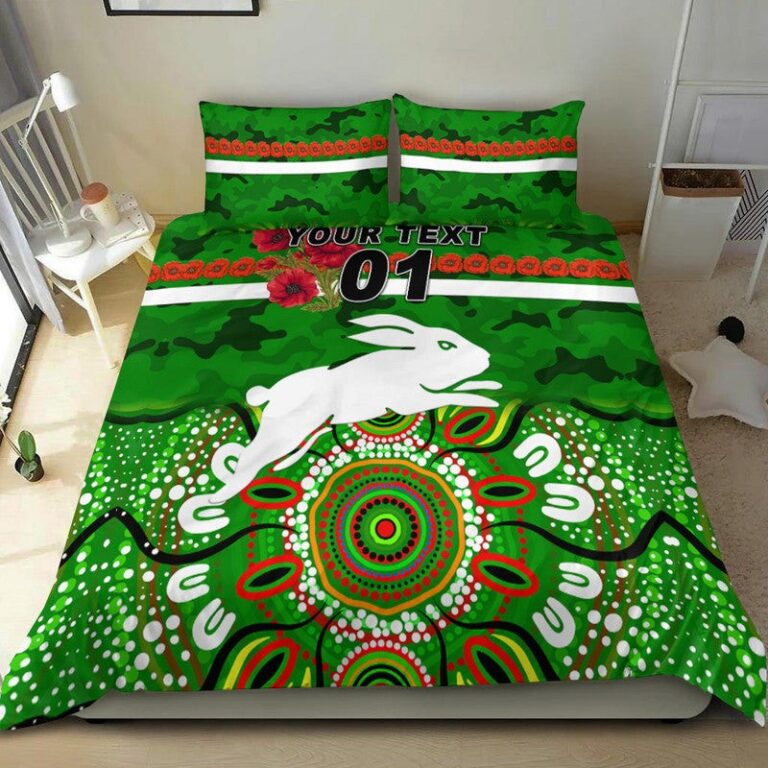 National Rugby League store - Loyal fans of South Sydney Rabbitohs's Bedding Duvet Cover + 1/2 Pillow Cases:vintage National Rugby League suit,uniform,apparel,shirts,merch,hoodie,jackets,shorts,sweatshirt,outfits,clothes