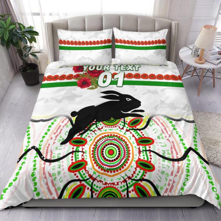 National Rugby League store - Loyal fans of South Sydney Rabbitohs's Bedding Duvet Cover + 1/2 Pillow Cases:vintage National Rugby League suit,uniform,apparel,shirts,merch,hoodie,jackets,shorts,sweatshirt,outfits,clothes