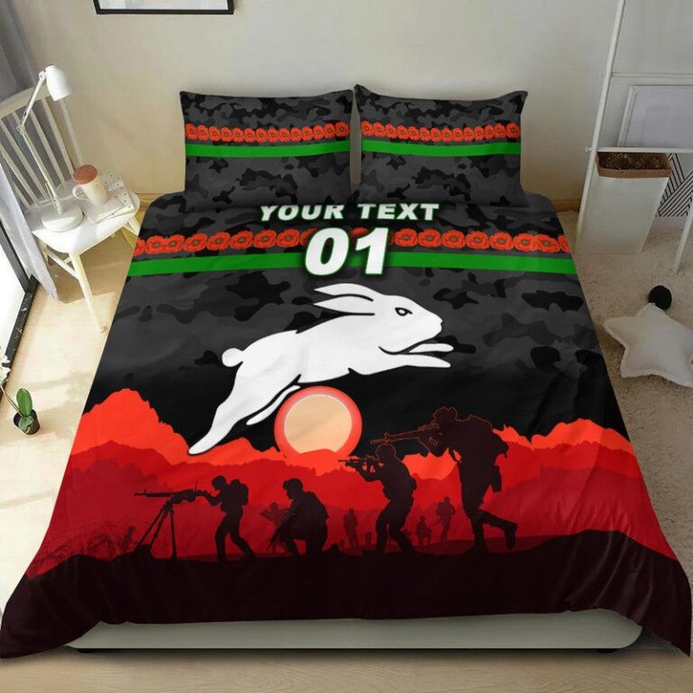 National Rugby League store - Loyal fans of South Sydney Rabbitohs's Bedding Duvet Cover + 1/2 Pillow Cases:vintage National Rugby League suit,uniform,apparel,shirts,merch,hoodie,jackets,shorts,sweatshirt,outfits,clothes
