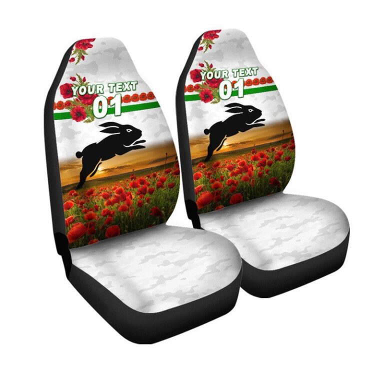 National Rugby League store - Loyal fans of South Sydney Rabbitohs's Set 2 Car Seat Cover:vintage National Rugby League suit,uniform,apparel,shirts,merch,hoodie,jackets,shorts,sweatshirt,outfits,clothes