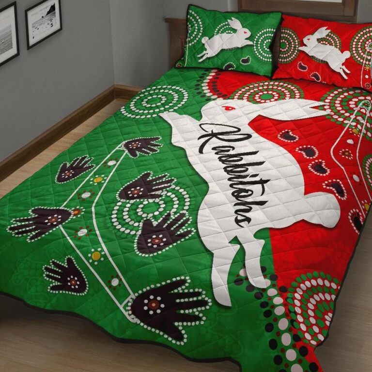 National Rugby League store - Loyal fans of South Sydney Rabbitohs's Quilt + 1/2 Pillow Cases:vintage National Rugby League suit,uniform,apparel,shirts,merch,hoodie,jackets,shorts,sweatshirt,outfits,clothes