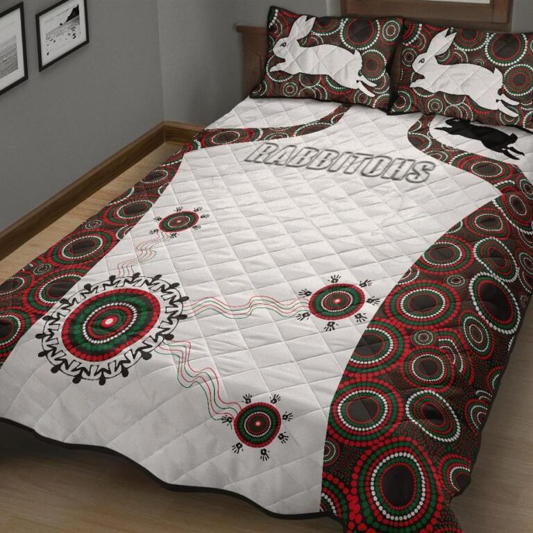 National Rugby League store - Loyal fans of South Sydney Rabbitohs's Quilt + 1/2 Pillow Cases:vintage National Rugby League suit,uniform,apparel,shirts,merch,hoodie,jackets,shorts,sweatshirt,outfits,clothes