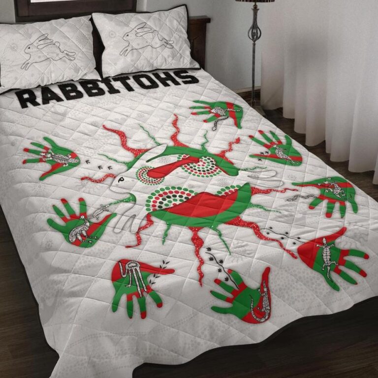 National Rugby League store - Loyal fans of South Sydney Rabbitohs's Quilt + 1/2 Pillow Cases:vintage National Rugby League suit,uniform,apparel,shirts,merch,hoodie,jackets,shorts,sweatshirt,outfits,clothes