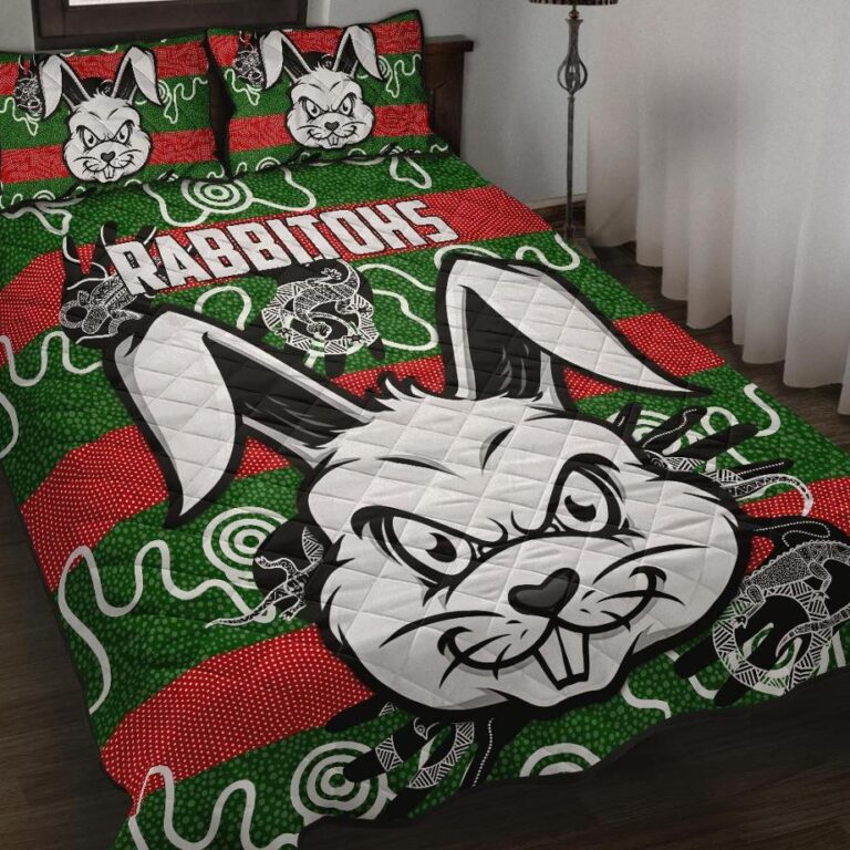 National Rugby League store - Loyal fans of South Sydney Rabbitohs's Quilt + 1/2 Pillow Cases:vintage National Rugby League suit,uniform,apparel,shirts,merch,hoodie,jackets,shorts,sweatshirt,outfits,clothes
