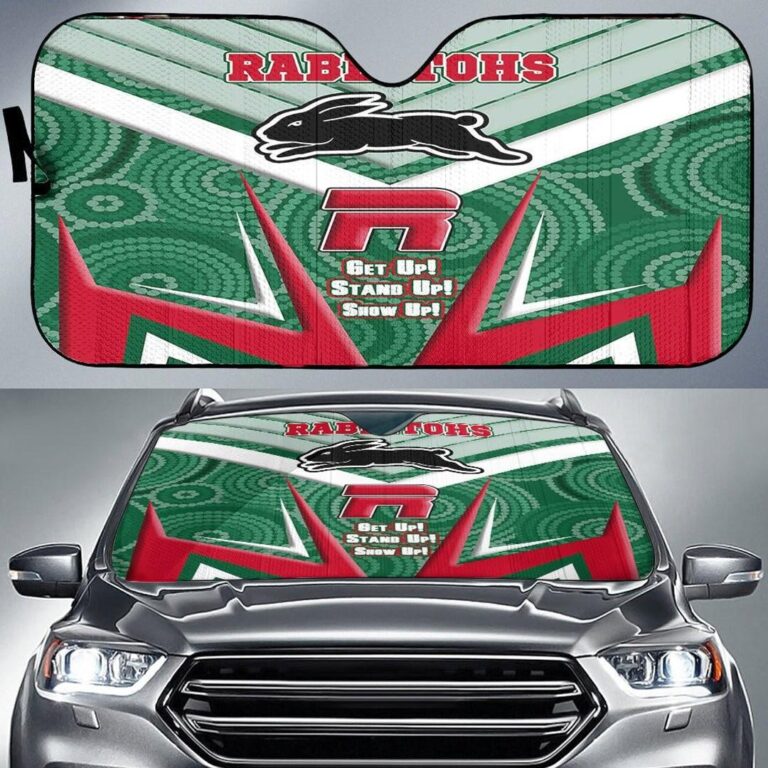 National Rugby League store - Loyal fans of South Sydney Rabbitohs's Auto Sun Shades:vintage National Rugby League suit,uniform,apparel,shirts,merch,hoodie,jackets,shorts,sweatshirt,outfits,clothes