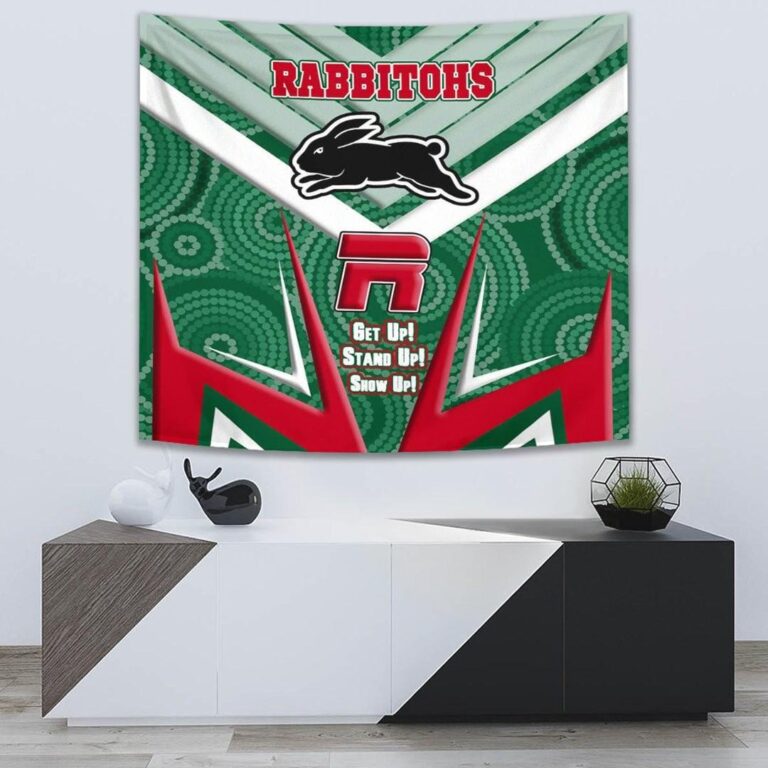 National Rugby League store - Loyal fans of South Sydney Rabbitohs's Wall Tapestry:vintage National Rugby League suit,uniform,apparel,shirts,merch,hoodie,jackets,shorts,sweatshirt,outfits,clothes