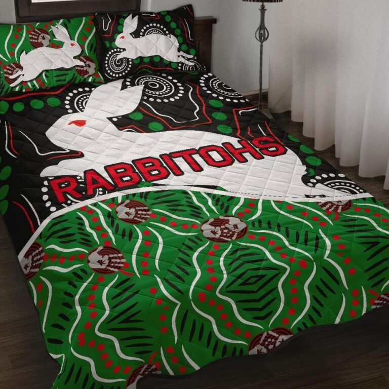 National Rugby League store - Loyal fans of South Sydney Rabbitohs's Quilt + 1/2 Pillow Cases:vintage National Rugby League suit,uniform,apparel,shirts,merch,hoodie,jackets,shorts,sweatshirt,outfits,clothes