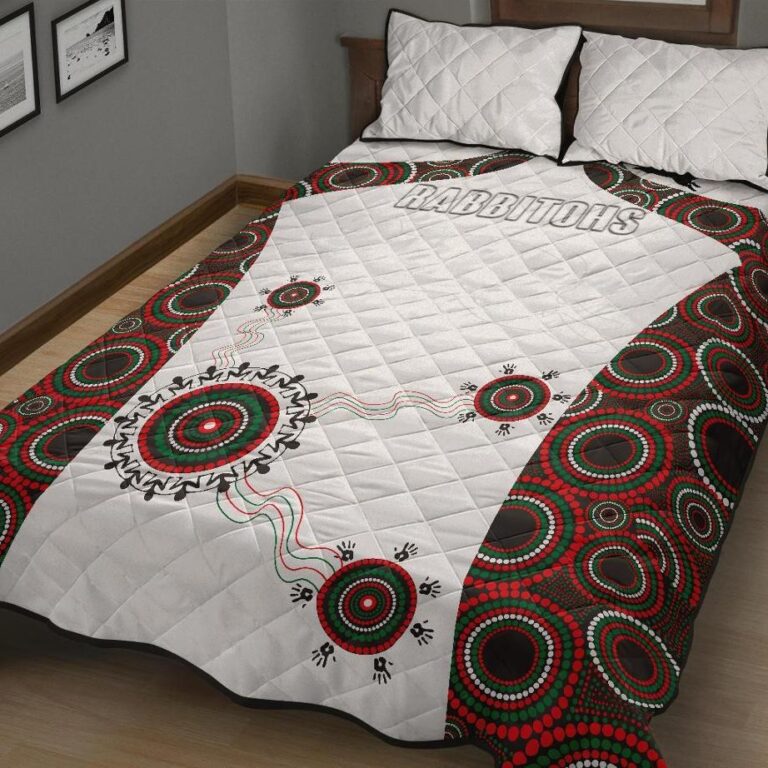 National Rugby League store - Loyal fans of South Sydney Rabbitohs's Quilt + 1/2 Pillow Cases:vintage National Rugby League suit,uniform,apparel,shirts,merch,hoodie,jackets,shorts,sweatshirt,outfits,clothes