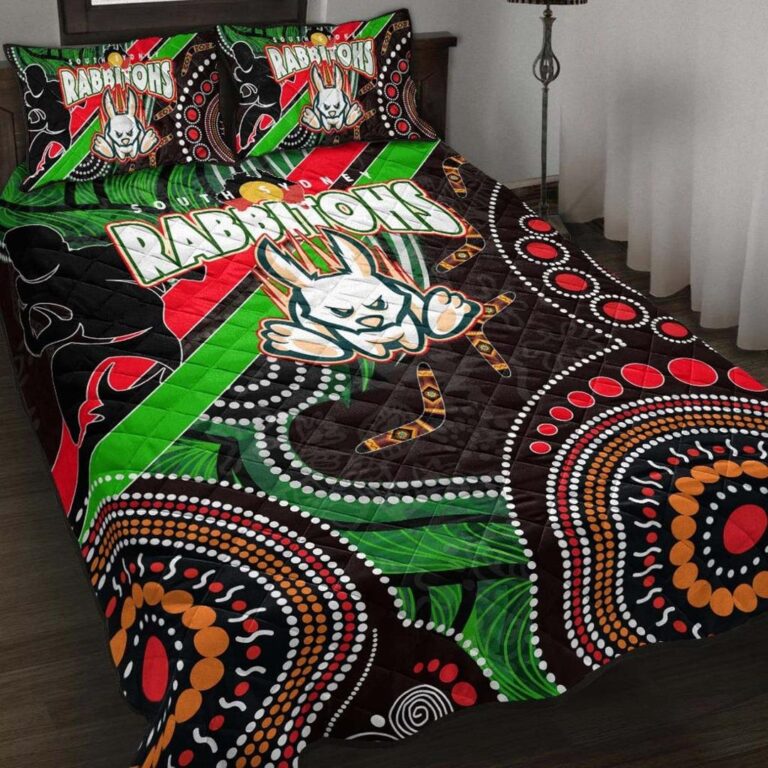 National Rugby League store - Loyal fans of South Sydney Rabbitohs's Quilt + 1/2 Pillow Cases:vintage National Rugby League suit,uniform,apparel,shirts,merch,hoodie,jackets,shorts,sweatshirt,outfits,clothes