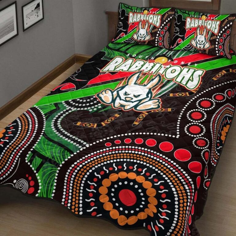 National Rugby League store - Loyal fans of South Sydney Rabbitohs's Quilt + 1/2 Pillow Cases:vintage National Rugby League suit,uniform,apparel,shirts,merch,hoodie,jackets,shorts,sweatshirt,outfits,clothes