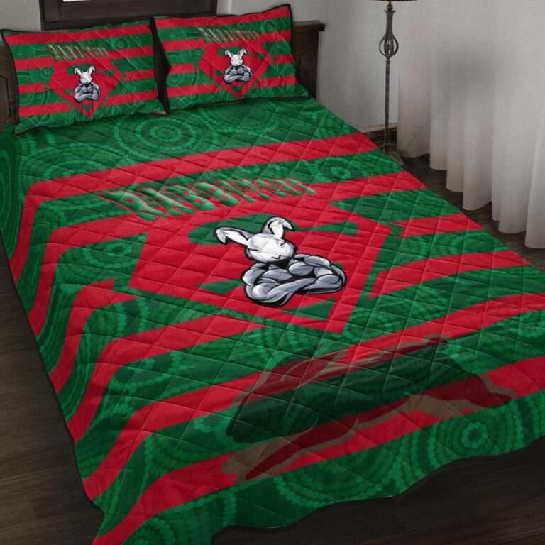 National Rugby League store - Loyal fans of South Sydney Rabbitohs's Quilt + 1/2 Pillow Cases:vintage National Rugby League suit,uniform,apparel,shirts,merch,hoodie,jackets,shorts,sweatshirt,outfits,clothes