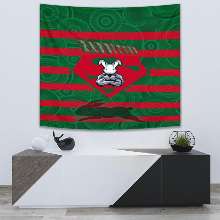 National Rugby League store - Loyal fans of South Sydney Rabbitohs's Wall Tapestry:vintage National Rugby League suit,uniform,apparel,shirts,merch,hoodie,jackets,shorts,sweatshirt,outfits,clothes