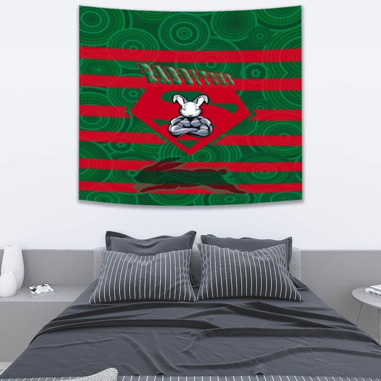 National Rugby League store - Loyal fans of South Sydney Rabbitohs's Wall Tapestry:vintage National Rugby League suit,uniform,apparel,shirts,merch,hoodie,jackets,shorts,sweatshirt,outfits,clothes