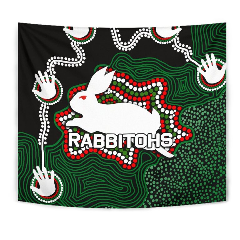 National Rugby League store - Loyal fans of South Sydney Rabbitohs's Wall Tapestry:vintage National Rugby League suit,uniform,apparel,shirts,merch,hoodie,jackets,shorts,sweatshirt,outfits,clothes