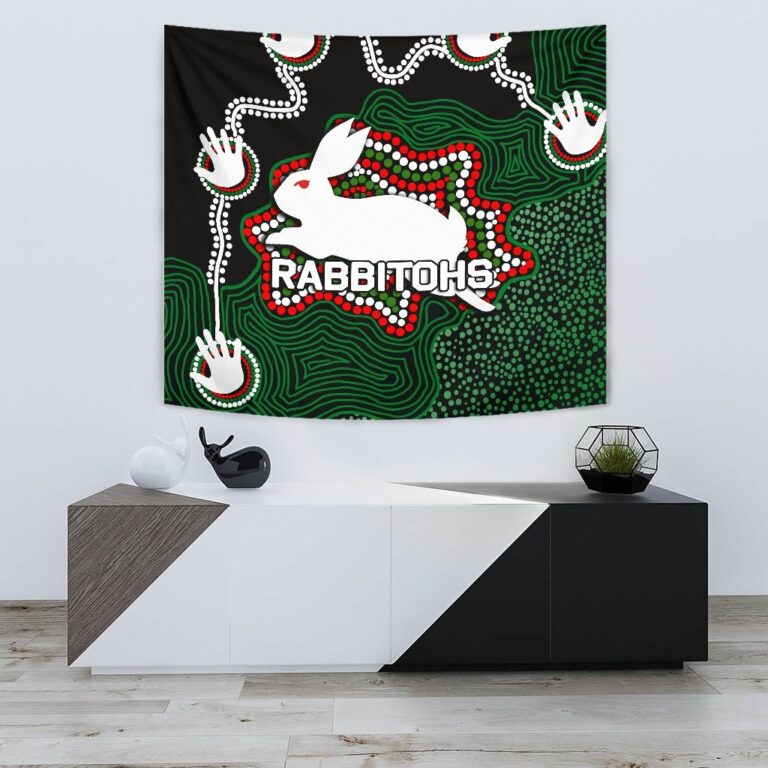 National Rugby League store - Loyal fans of South Sydney Rabbitohs's Wall Tapestry:vintage National Rugby League suit,uniform,apparel,shirts,merch,hoodie,jackets,shorts,sweatshirt,outfits,clothes