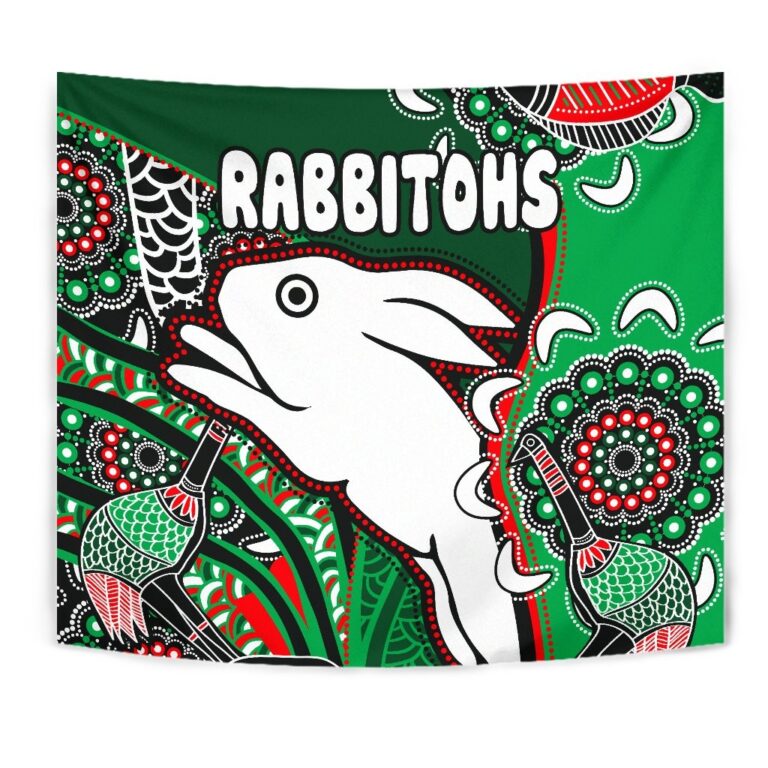 National Rugby League store - Loyal fans of South Sydney Rabbitohs's Wall Tapestry:vintage National Rugby League suit,uniform,apparel,shirts,merch,hoodie,jackets,shorts,sweatshirt,outfits,clothes