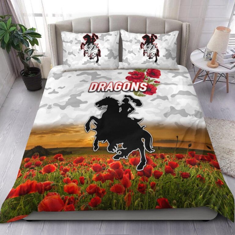 National Rugby League store - Loyal fans of St George Illawarra Dragons's Bedding Duvet Cover + 1/2 Pillow Cases:vintage National Rugby League suit,uniform,apparel,shirts,merch,hoodie,jackets,shorts,sweatshirt,outfits,clothes