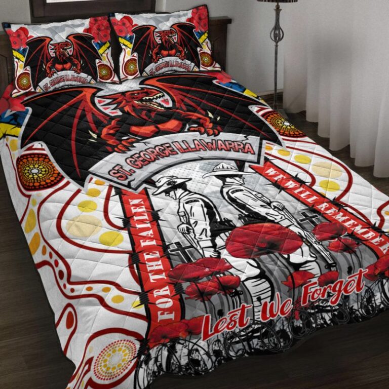 National Rugby League store - Loyal fans of St. George Illawarra Dragons's Bedding Duvet Cover + 1/2 Pillow Cases:vintage National Rugby League suit,uniform,apparel,shirts,merch,hoodie,jackets,shorts,sweatshirt,outfits,clothes
