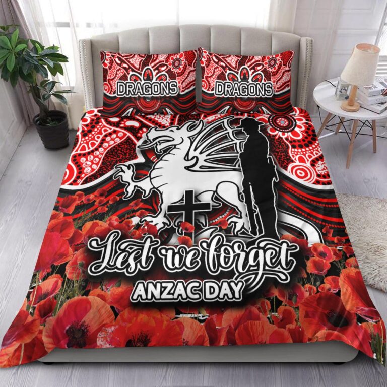 National Rugby League store - Loyal fans of St George Illawarra Dragons's Bedding Duvet Cover + 1/2 Pillow Cases:vintage National Rugby League suit,uniform,apparel,shirts,merch,hoodie,jackets,shorts,sweatshirt,outfits,clothes